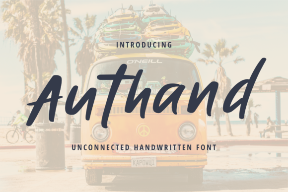 Authand: A Handwritten Font for Web Design