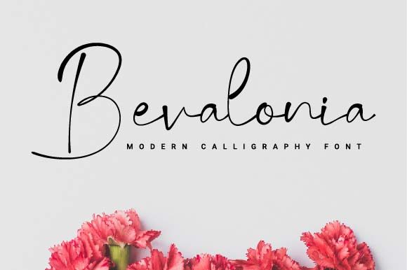 Bevalonia: A Handwritten Font for Editorial Elegance