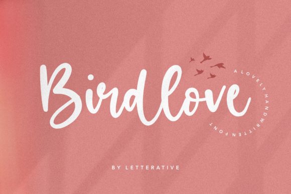 Birdlove Font: Elegant Script for Editorial Design
