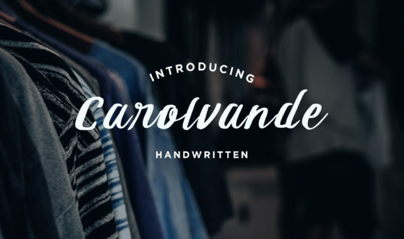 Carolvande: A Modern Handwritten Font