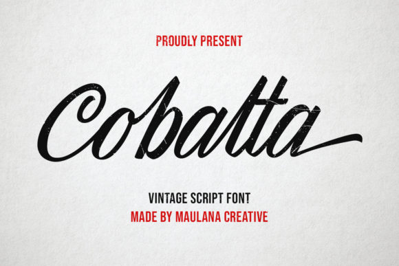 Cobalta: A Vintage Script Font for Modern Marketing
