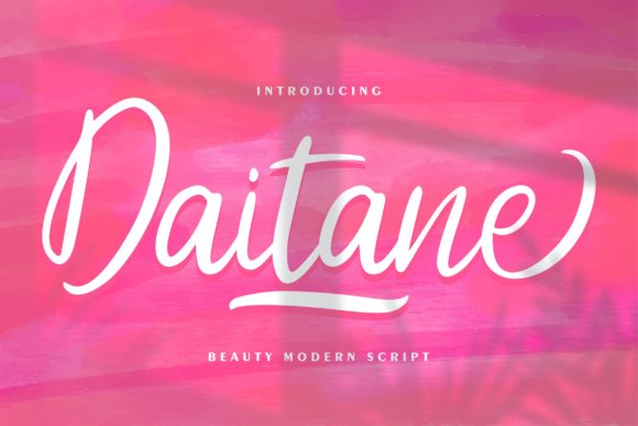 Daitane: A Sweet Script Font