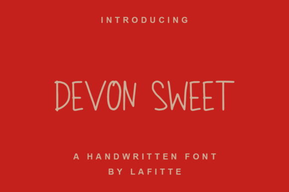 Devon Sweet: A Sweet Handwritten Font