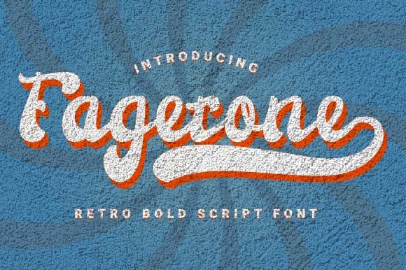 Fagetone: A Bold, Vintage Script for Impactful Campaigns
