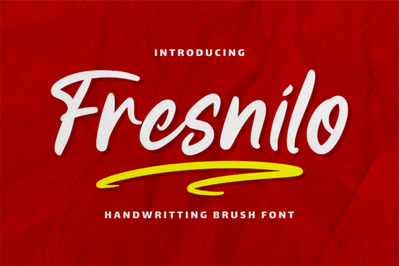Fresnilo: A Bold Handwritten Font
