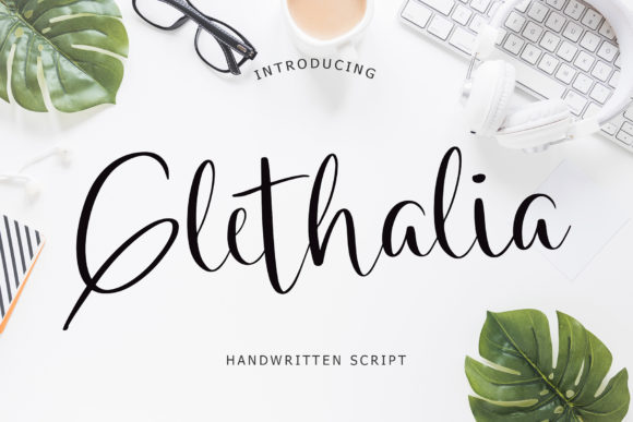 Glethalia: Elegant Script Font for Crafters