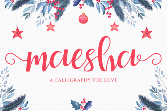 Maesha: A Timeless Handwritten Font