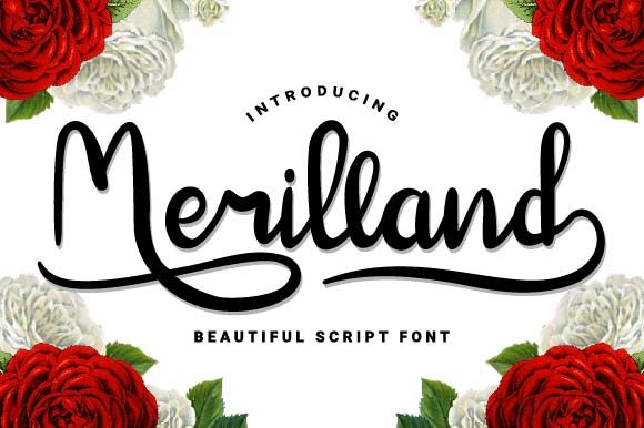 Merilland: A Script Font for Real-World Design