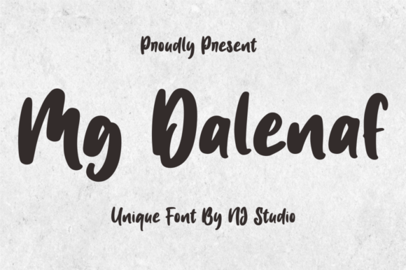 Mg Dalenaf: A Script Font for Elegant Design