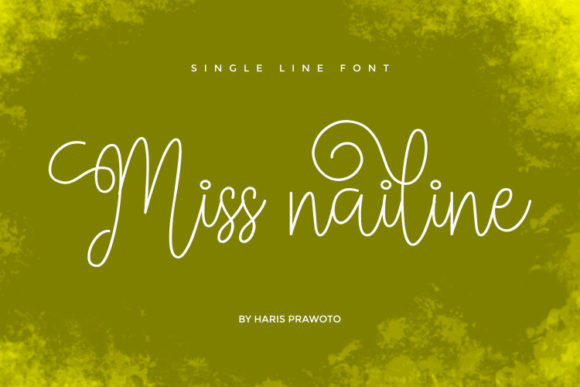 Miss Nailine: A Delicate Font for Business Beauty