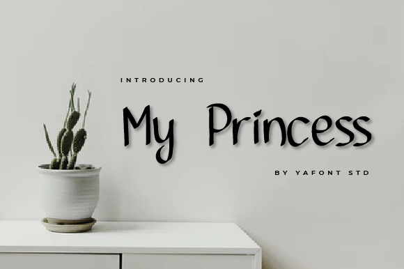 My Princess: A Sweet Handwritten Font