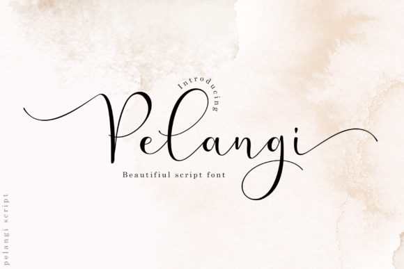 Pelangi: A Stylish Handwritten Font