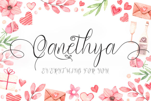 Qanethya: A Stylish Handwritten Font