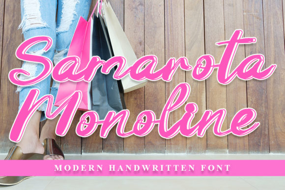Samarota Monoline: A Delicate Typeface for Elegant Design