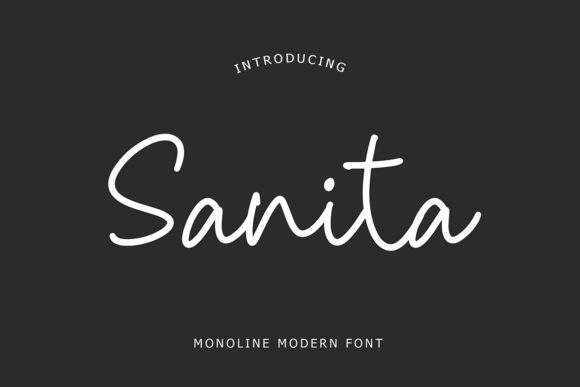 Sanita: A Script Font for Modern Marketing