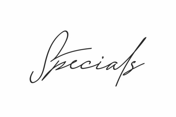 Specials: A Timeless Handwritten Font